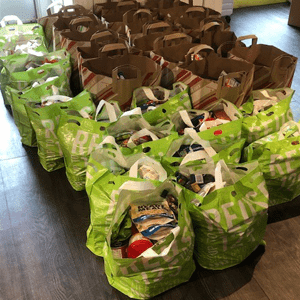 grocery bags restocked